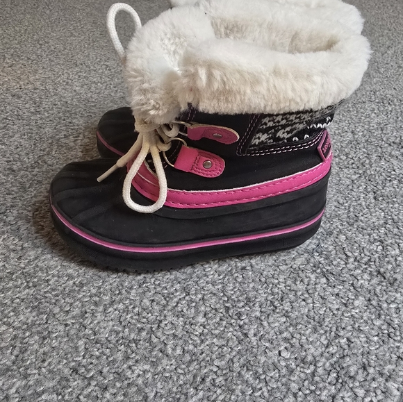 London Fog Little Girls Size 8 Winter Boots - Picture 3 of 10